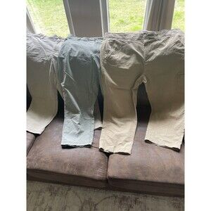 Eddie Bauer Cargo Pants (3) Relaxed Fit Mid Rise Straight Leg Women’s Size 18